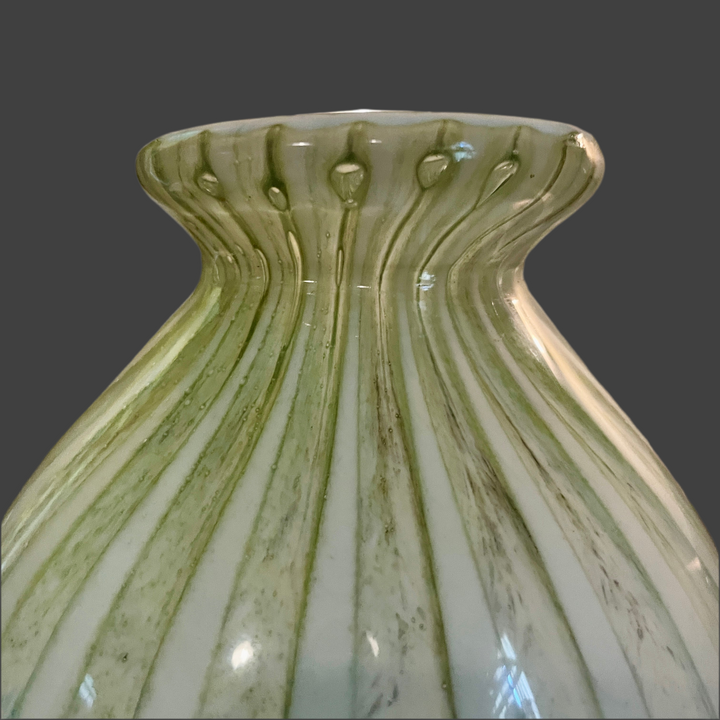 Detail Of Venetian Art Glass Vase Vintage