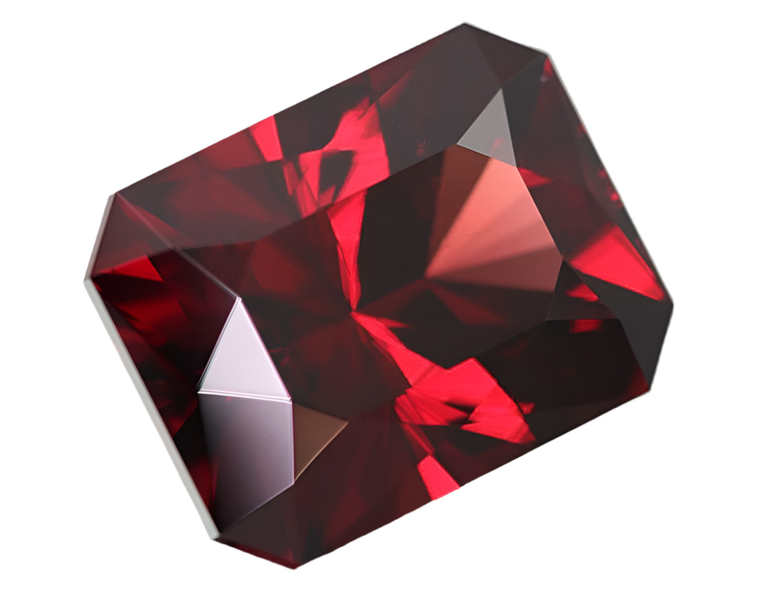 5.19 ct. Rhodolite, Pyrope Malaya Color Shift Master Cut In U.S.