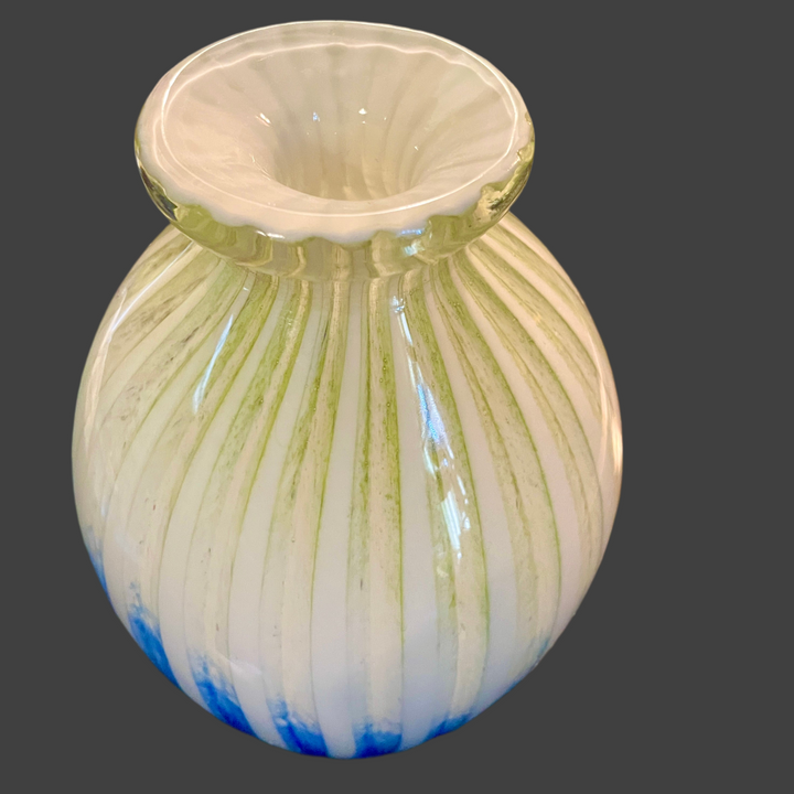 Venetian Art Glass Vase Vintage