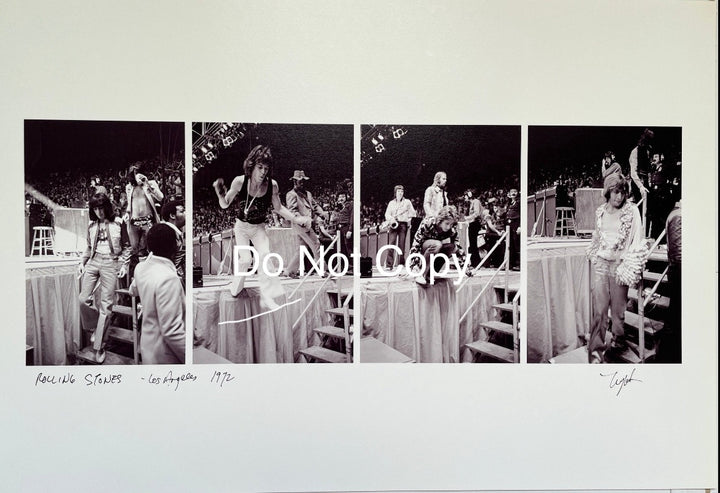 Rolling Stones - Los Angeles 1972 - Signed Jim Marshall Gallery Photograph