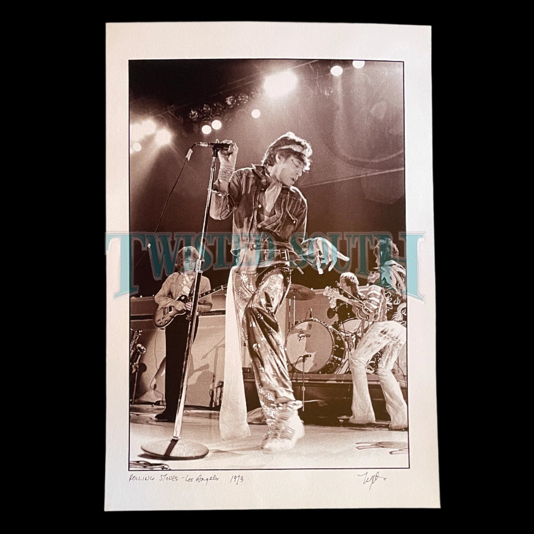 Rolling Stones - Mick Jagger - Fantastic Gallery Quality Photograph - Jim Marshall 1973