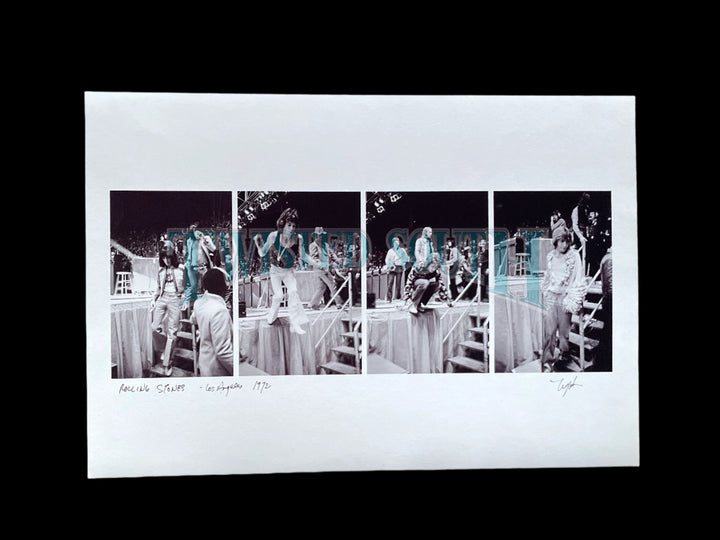 Rolling Stones - Los Angeles 1972 - Signed Jim Marshall Gallery Photograph