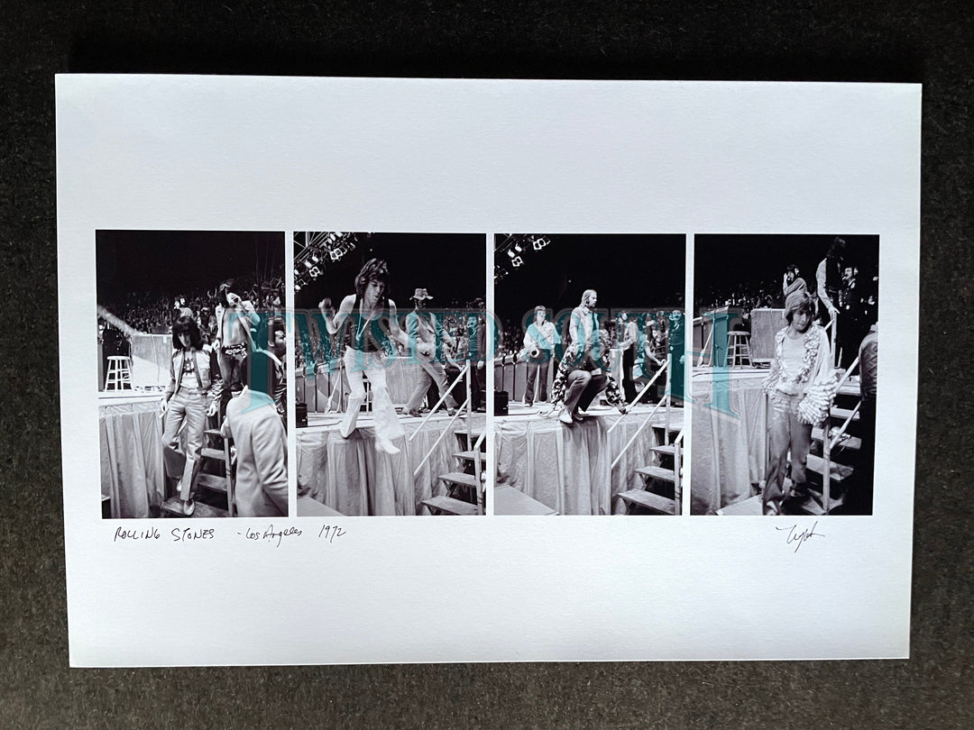 Rolling Stones - Los Angeles 1972 - Signed Jim Marshall Gallery Photograph