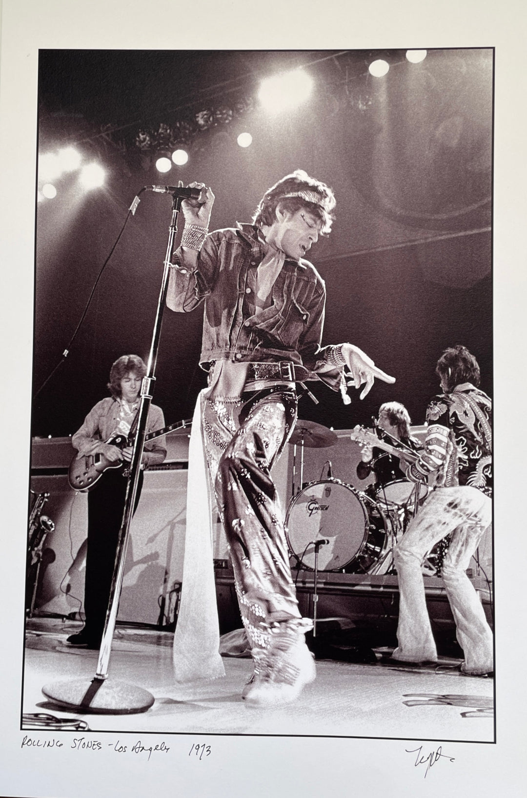 Rolling Stones - Mick Jagger - Fantastic Gallery Quality Photograph - Jim Marshall 1973