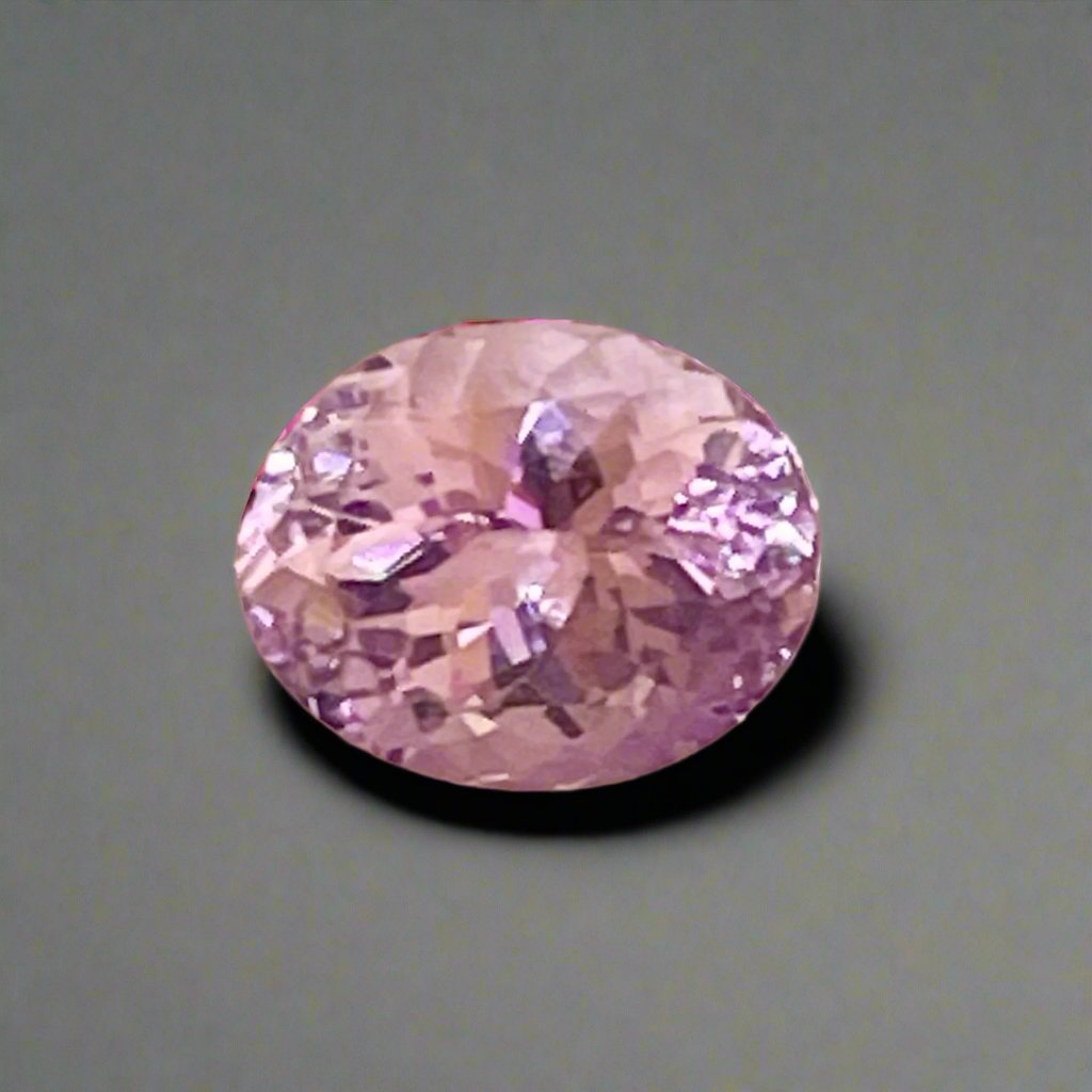 Natural Earth-Mined Zoisite, Pink (Lilac) "Tanzanite", Oval, Unheated, Natural Tanzanite