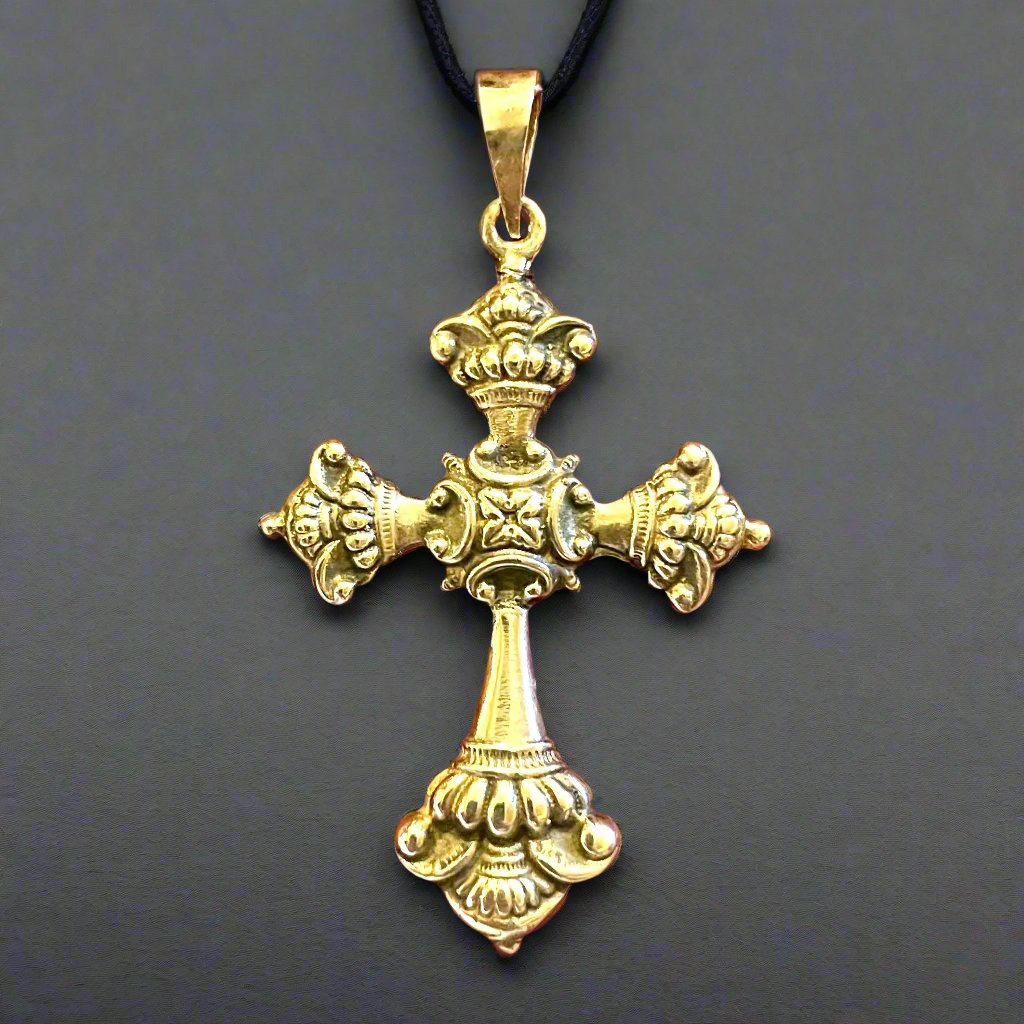 sterling silver cross pendant