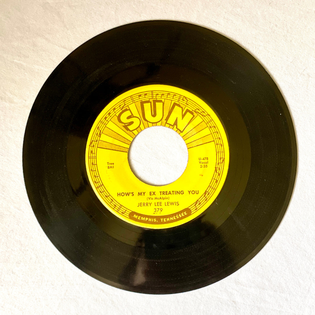 Jerry Lee Lewis - 45 Vinyl - Sweet Little Sixteen - How's My Ex Treating You - Premium Fan Club Archive 14