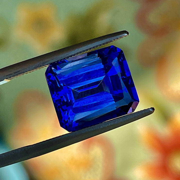 AAAA Tanzanite, Blue-Blue Emerald Cut