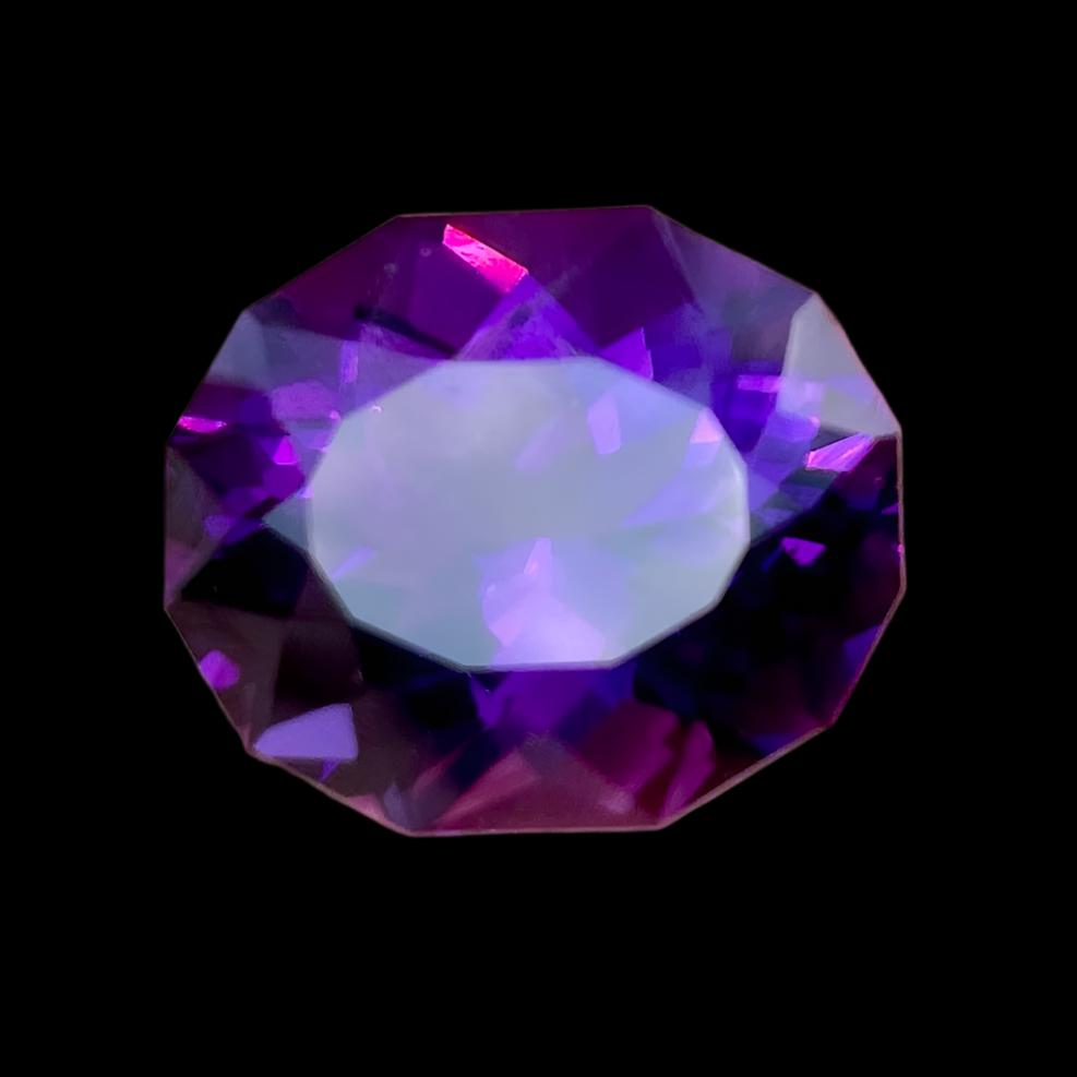 17.09 Ct. Amethyst Uruguay Custom-Cut Oval