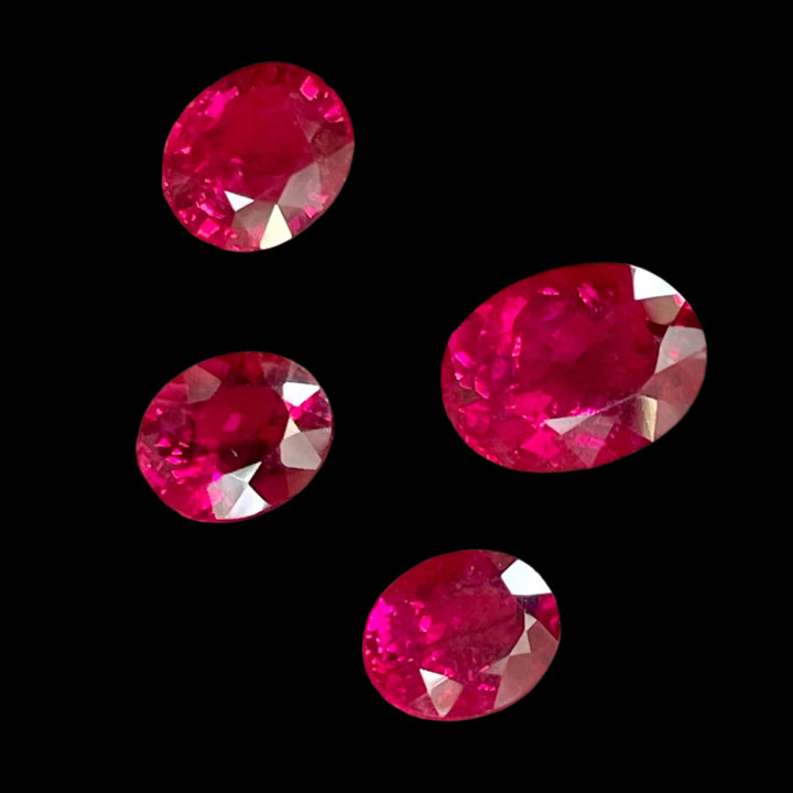 24 tcw. Rubellite Suite-Pigeon Blood Red-Nigeria