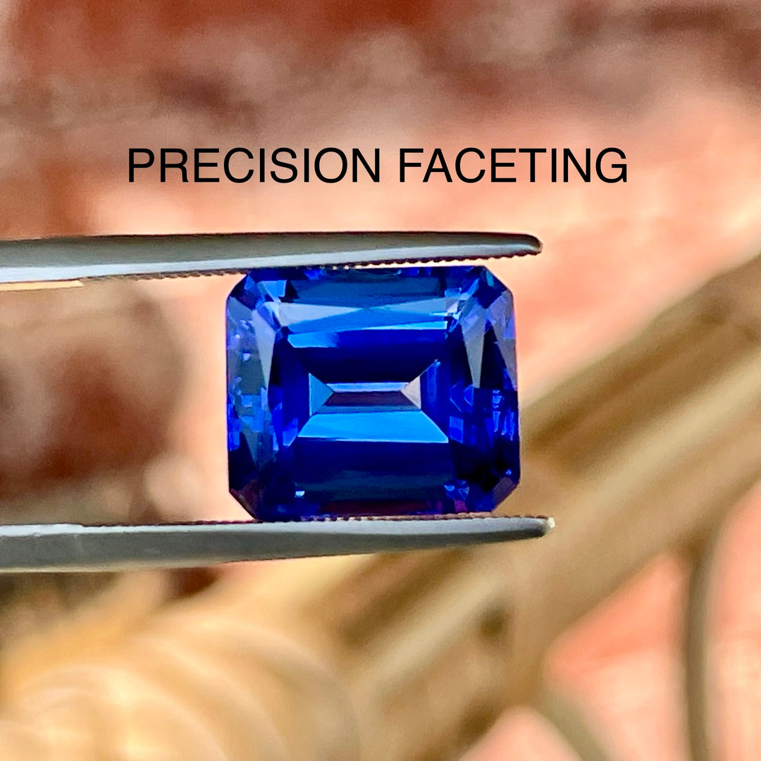 AAAA Tanzanite, Blue-Blue Emerald Cut