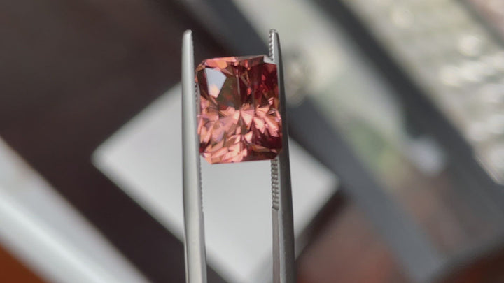 Sherry Zircon cut by John Dyer on sale