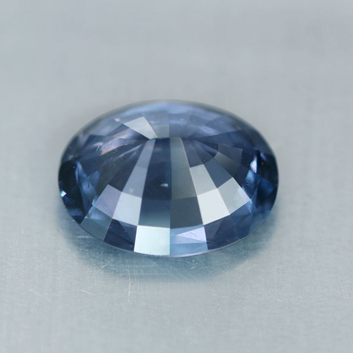 Blue Spinel, 3.28 Ct. Ash Blue, Ceylon Natural Cobalt Bearing