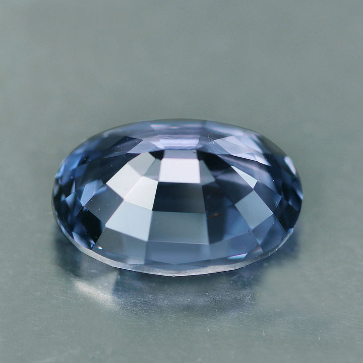 Blue Spinel, 3.36 Ct. Shimmering Vivid Blue, Color Change to Violet, Oval Cut