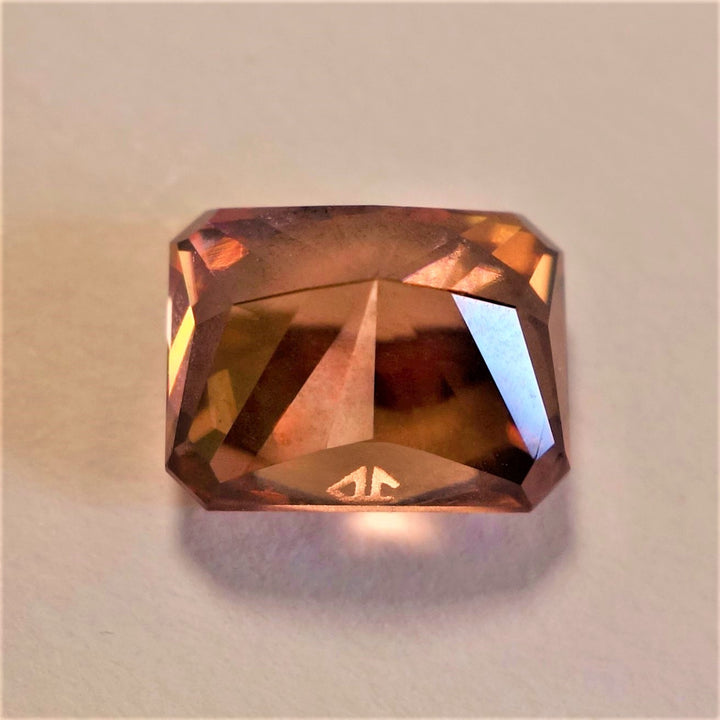 Top Color Zircon, Regal Radiant Cut by Award Winning Cutter John Dyer