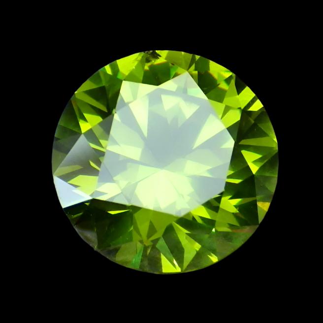 4.50 Russian Demantoid Garnet VS, Dispersion on VS #4 is Higher Than Diamond. Certified, Appraisal