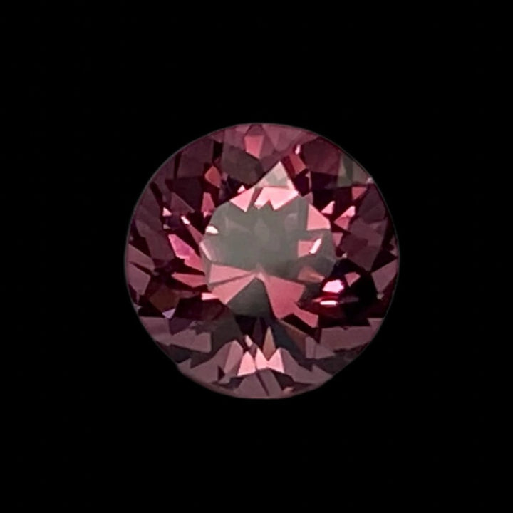 1.11 ct. cranberry Pink Garnet, Round Brilliant, VS, Tanzania, No Treatment