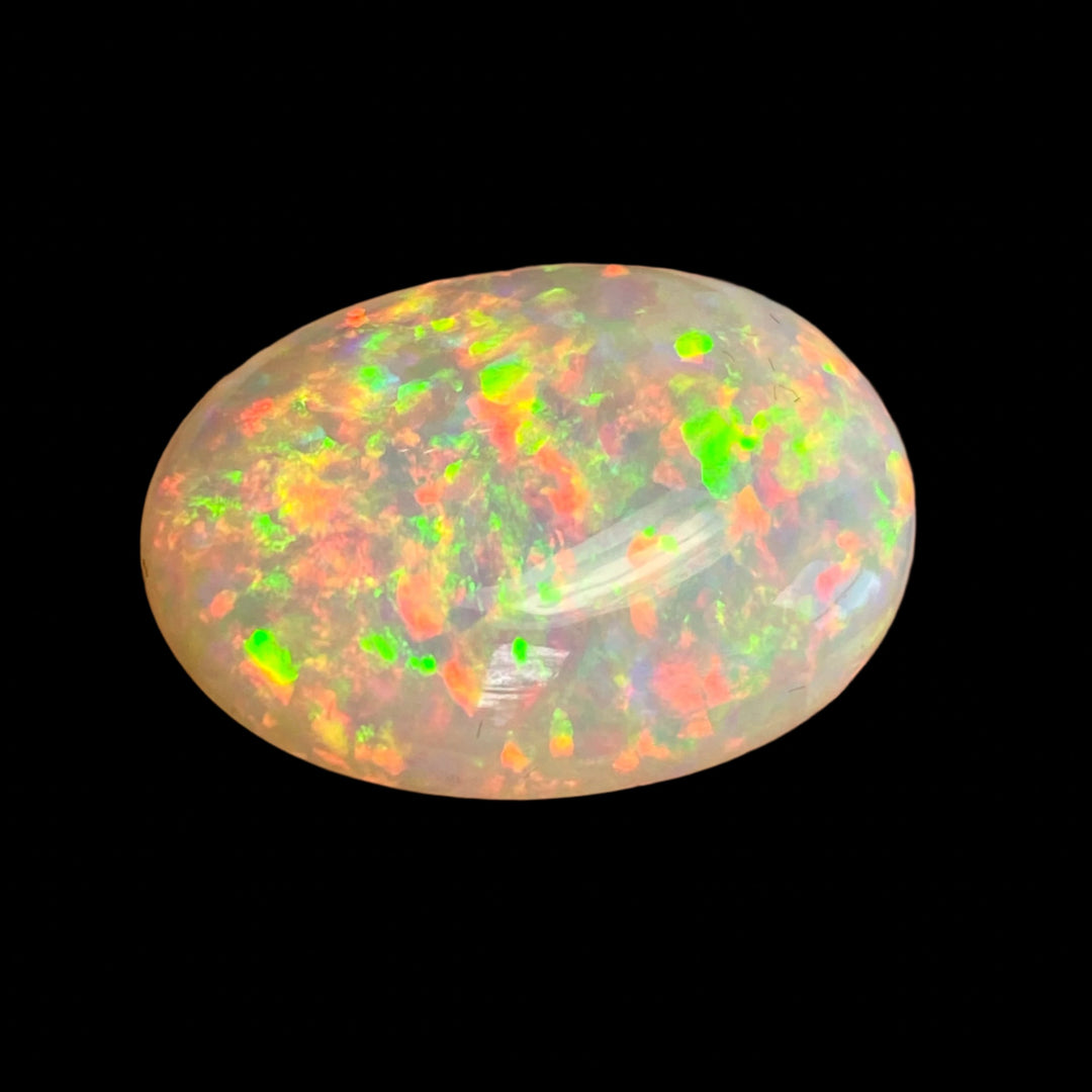 23.47 ct. Ethiopian Welo Opal Top Color, 5/5 Color and Brightness, Oval