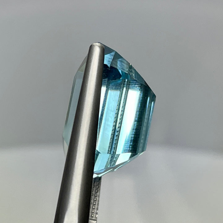 12.02 (sale)Double-Blue Aquamarine, VIDEO Eye Clean, Certified, Untreated