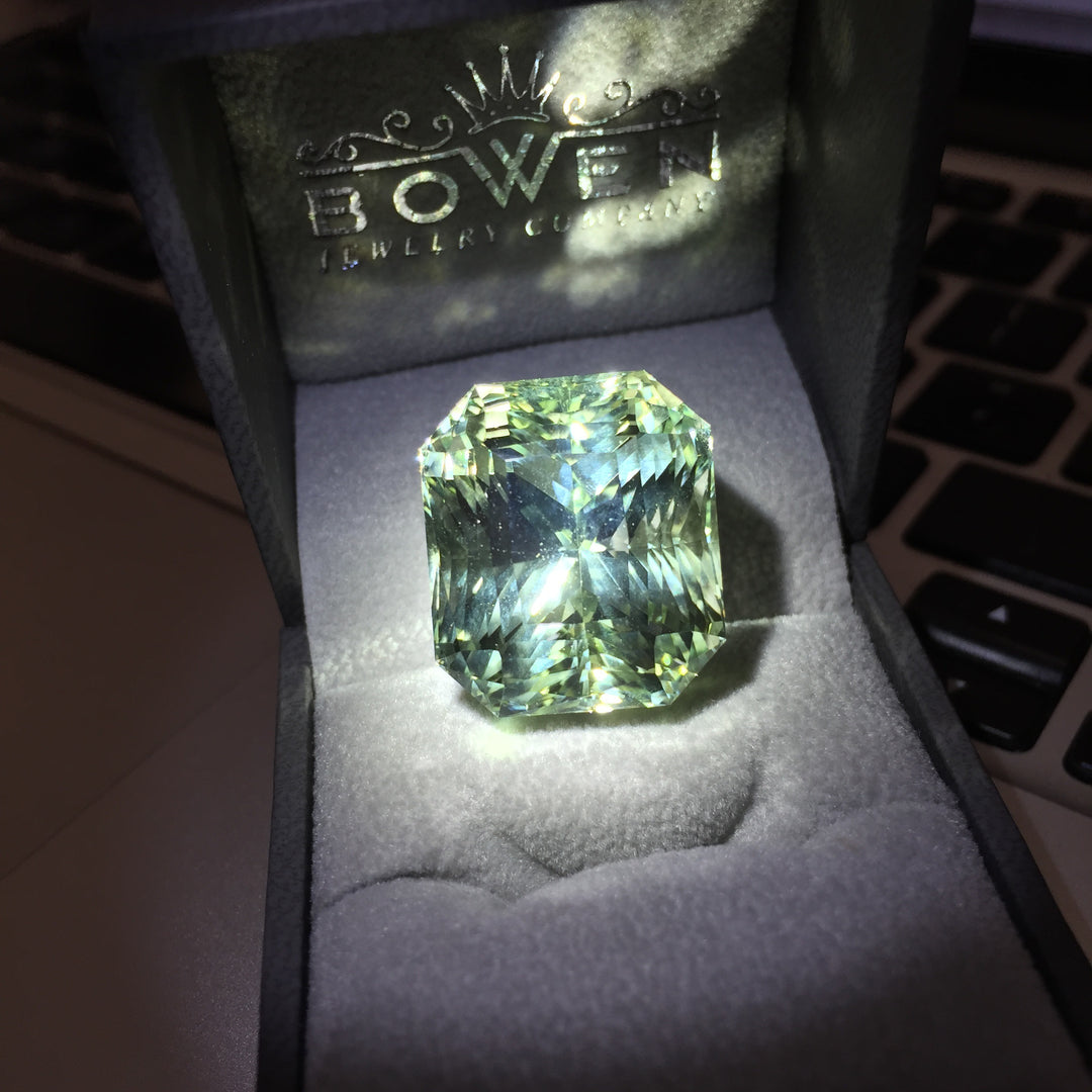 most expensive topaz Tussoan Imperial Green, Tzar's Royal Mines, 80 flawless, untreated carats