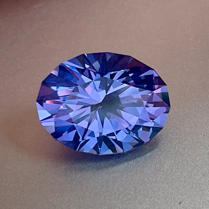 4.03 Ct, Lavender Blue Tanzanite, Oval, Top Quality