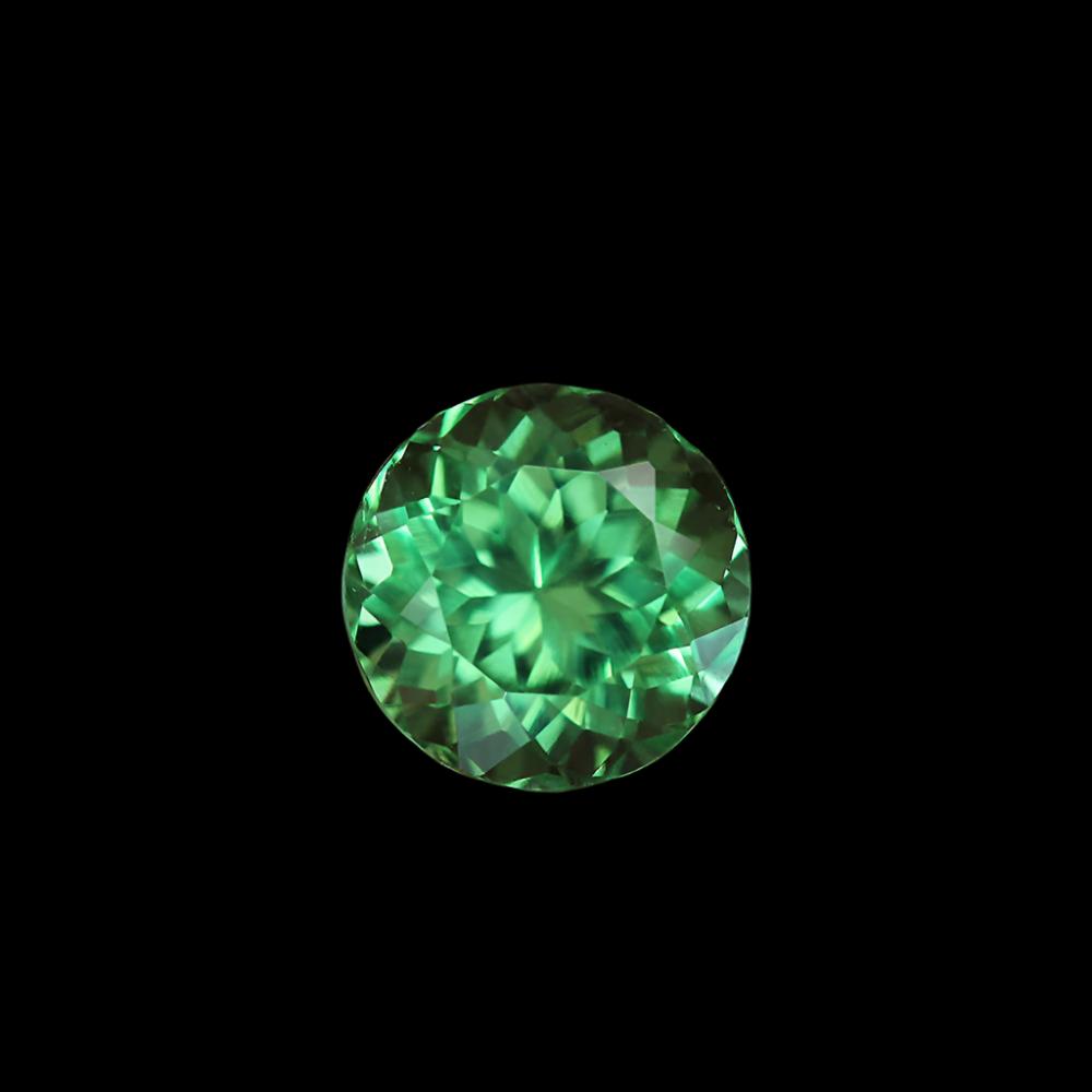 Apatite, 1.69 Ct. Spring Green, Madagascar, Round Cut