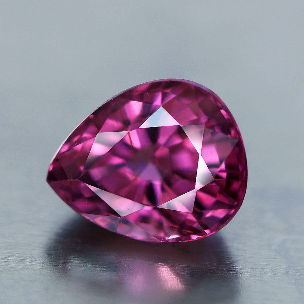 Spinel, 1.01ct. American Beautyberry Pink, Burma, Pear Cut, Engagement Gem callicarpa