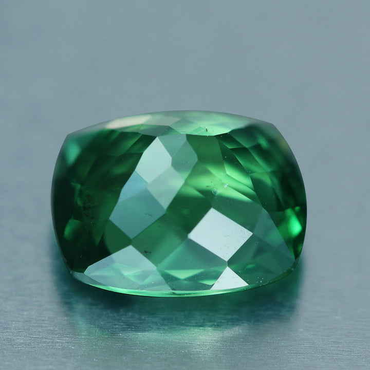 Apatite, 2.08 ct. Neon Green, Madagascar, Cushion Cut