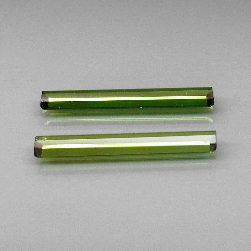 Tourmaline, 2.24 tcw. Green Matched Pair (2), Mozambique