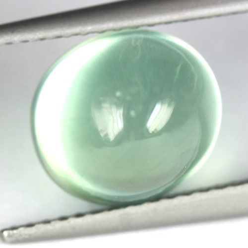 Prehnite Cabochon, 4.52 ct. Absolute TOP Quality, Mali Green, Clean!